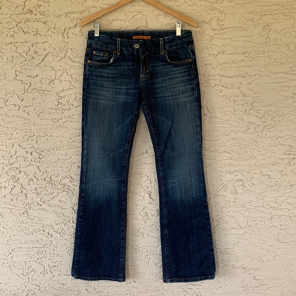 Vintage Dark Wash Low Rise Y2K Denim Jeans